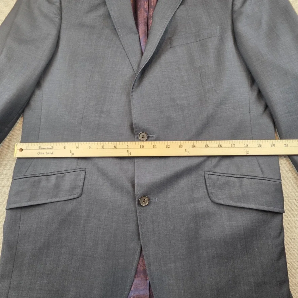 Ted Baker London Endurance Jarrett‎ Sport Coat Slate Blue Blazer Size 42L